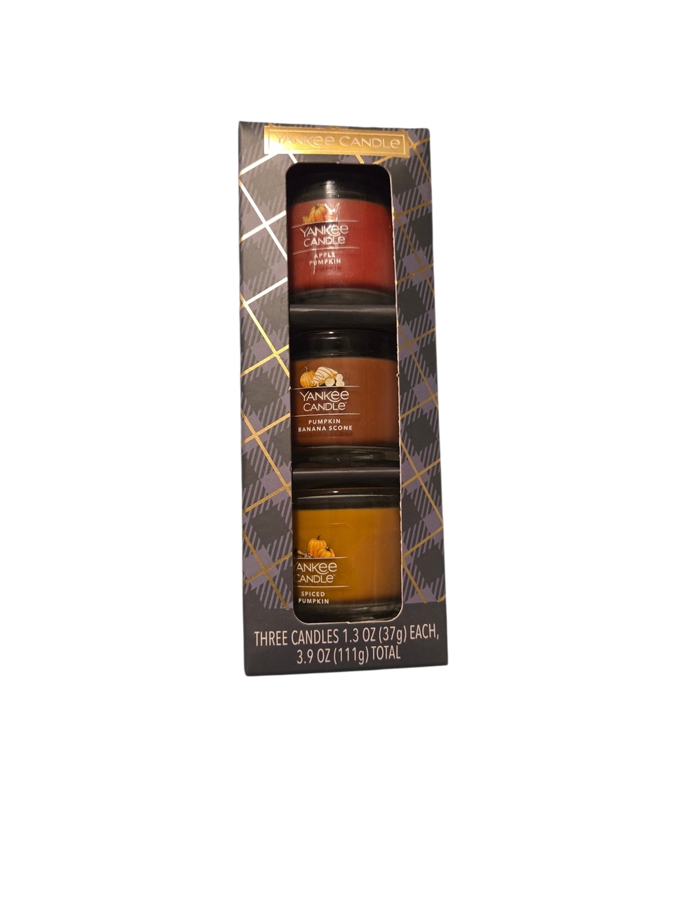 Yankee Candle Trio -  Pumpkin Sented Mini Candles